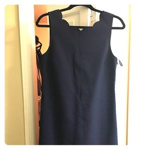 J Crew NWT scallop edge dress